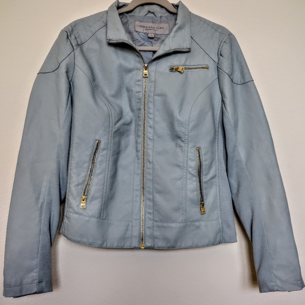 Marc New York leather moto jacket